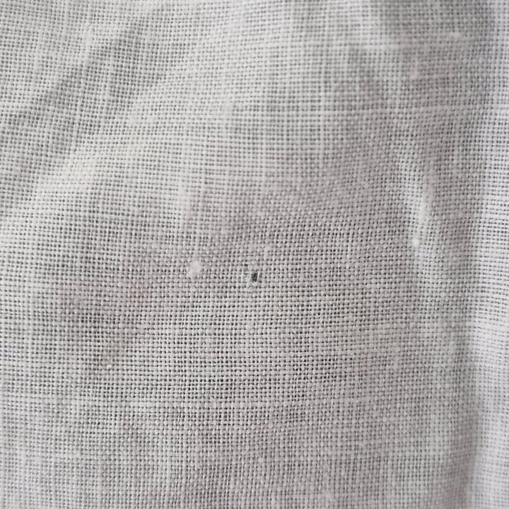 Cobre-Corset Antigo Camisola Vitoriana, Lencerie Algodão Branco Século XIX, Renda e Monograma C Bordado, Busto 84 cm Cintura 62 