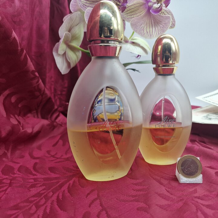Vintage Aire Loewe Eau de Toilette 75ml en Deodorant 125ml Set, 50% Resterend, Gematteerde Glazen Flacons, Klassieke Geurverzame