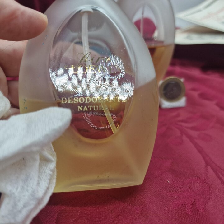 Vintage Aire Loewe Eau de Toilette 75ml en Deodorant 125ml Set, 50% Resterend, Gematteerde Glazen Flacons, Klassieke Geurverzame