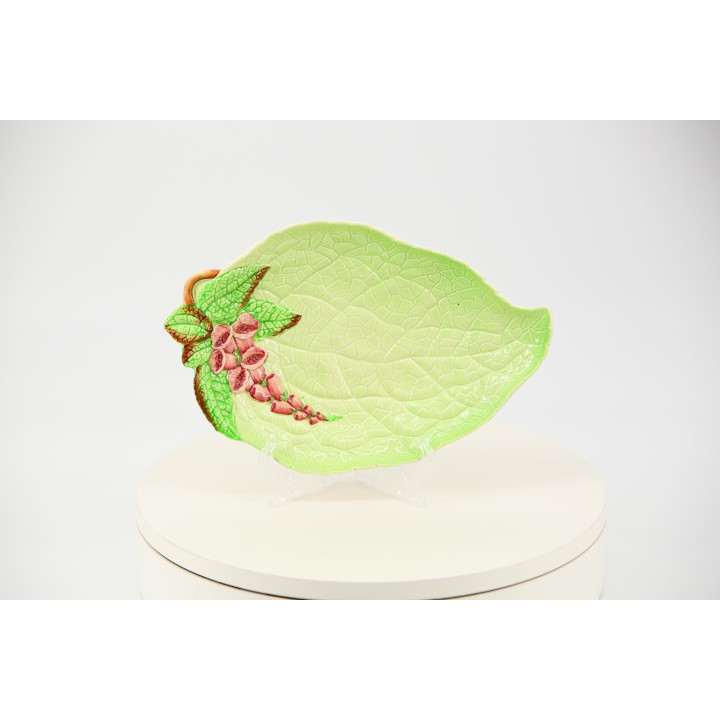 Plat Carlton Ware Foxglove - Céramique Anglaise Vintage 1950