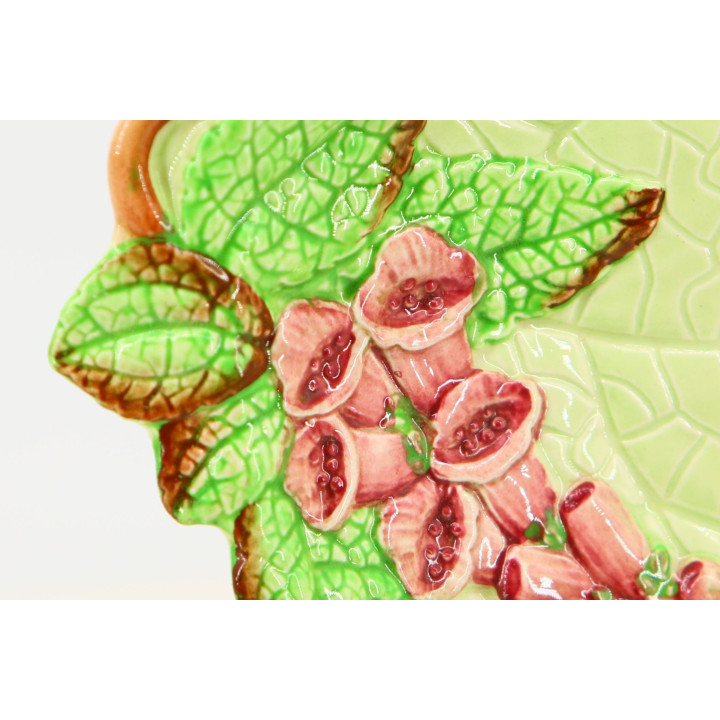 Piatto Carlton Ware Foxglove - Ceramica Inglese Vintage 1950