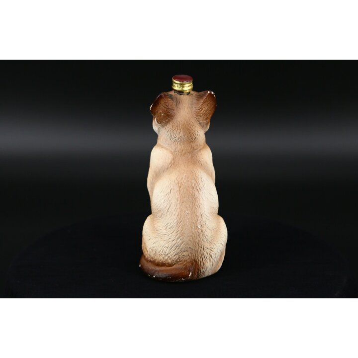 Garrafa Figurativa de Gato Siamês para Brandy, Cerâmica, Espanha, anos 90