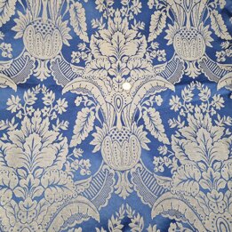 Tela Jacquard de Algodón Vintage España mediados S. XX 160 cm Ancho