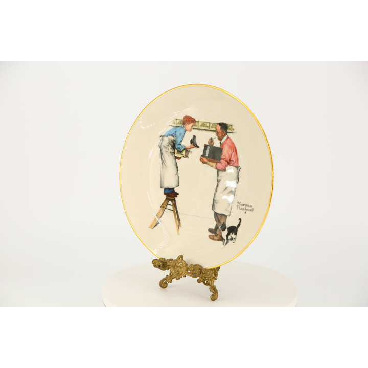 Norman Rockwell Gorham Sammelteller 1979
