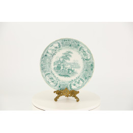 Antique David Johnston Bordeaux Plate c. 1840