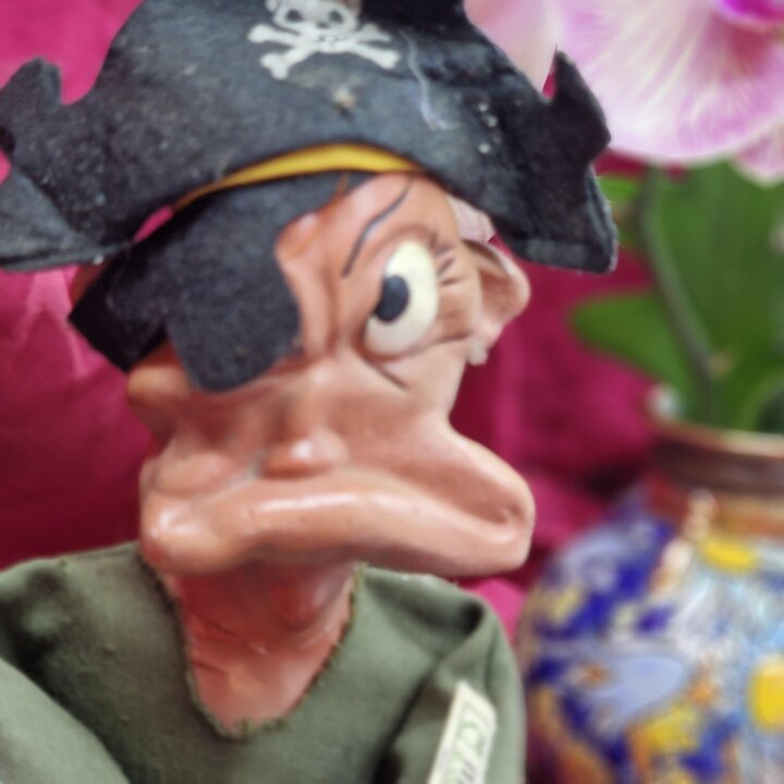 Colección de 5 Muñecos Manit Hechiceros Cerámica Valencia España Años 80 Escultura Caricaturesca Satírica Española Folk Art