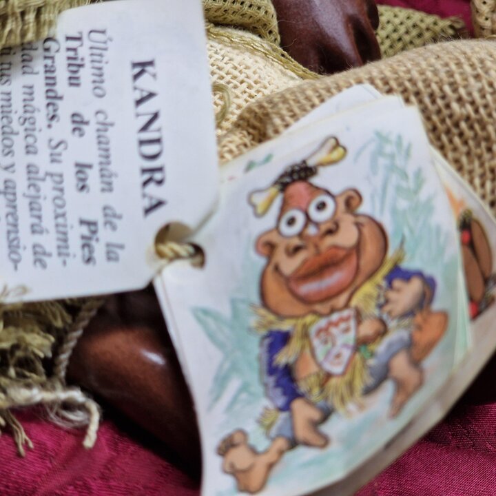 Colección de 5 Muñecos Manit Hechiceros Cerámica Valencia España Años 80 Escultura Caricaturesca Satírica Española Folk Art