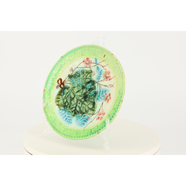 Francuski Talerz Majolica Barbotina, Początek XX Wieku