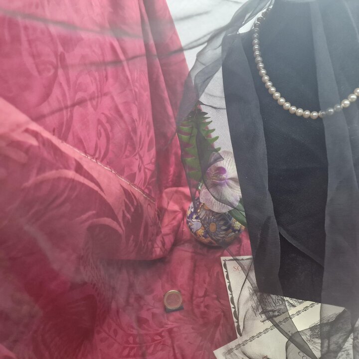Veu de Tule Preto Mantilha de Igreja Cobertura de Cabeca Luto, Cachecol Vintage Tradicional de Renda 90x40 cm