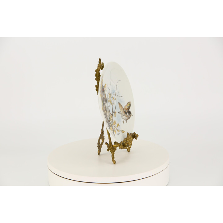Piatto decorativo AK Kaiser «Cardellini», serie Garden Birds