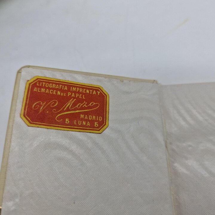 Amor a Dios Prayer Book 1903 Art Nouveau Celluloid Binding