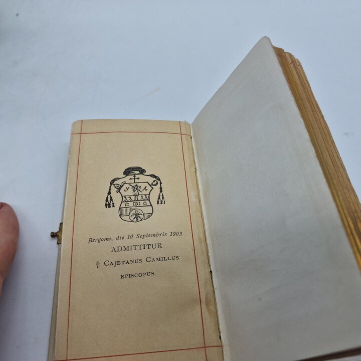 Amor a Dios Prayer Book 1903 Art Nouveau Celluloid Binding
