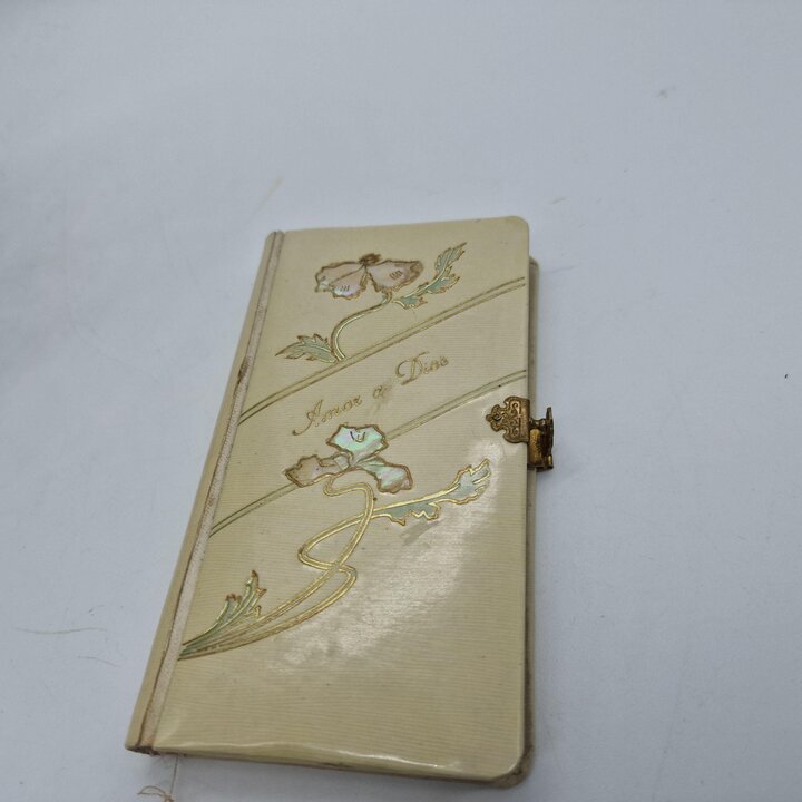 Amor a Dios Prayer Book 1903 Art Nouveau Celluloid Binding
