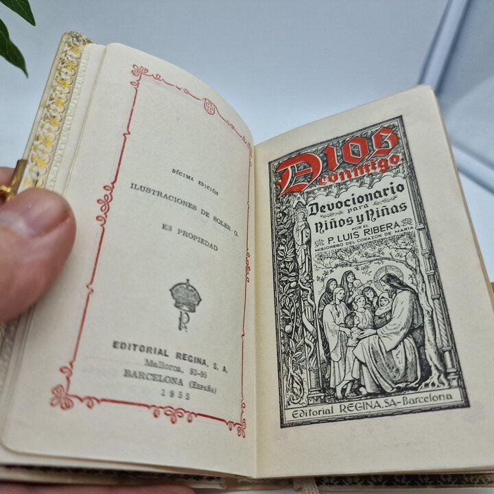 アンティーク 祈祷書 Dios Conmigo 1955年 エディトリアル・レジーナ