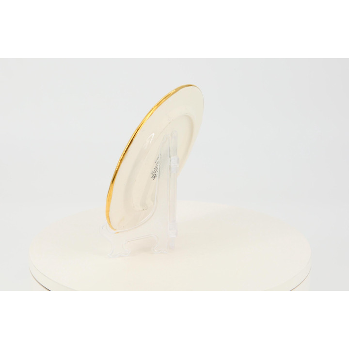 Talerz ceramiczny Sevillarte 17cm - J. Moreno Złoto 24KT