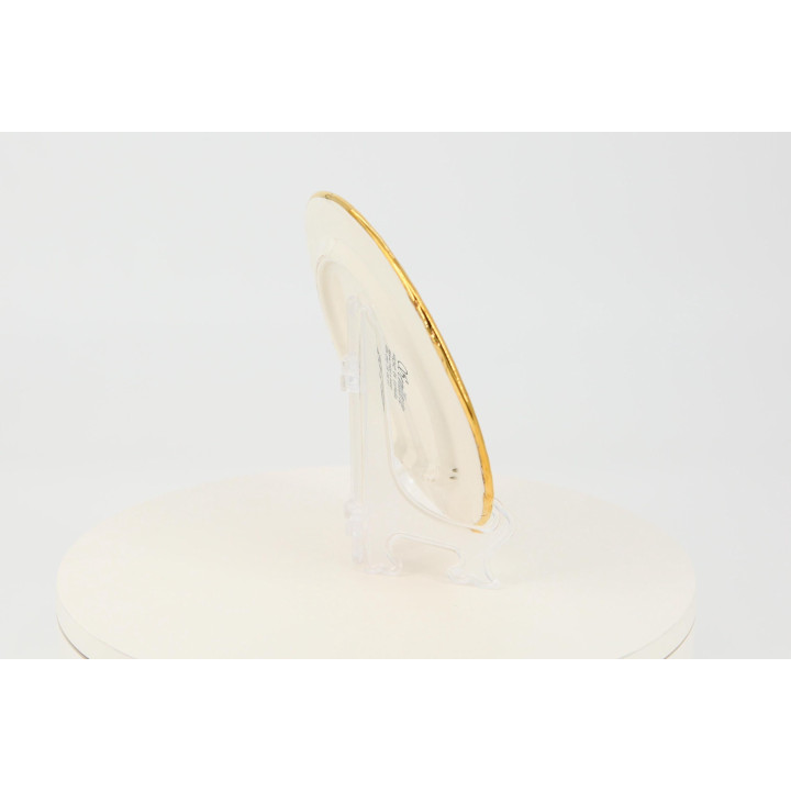 セビリアルテ陶器製装飾皿 17cm - J. Moreno 24KTゴールド