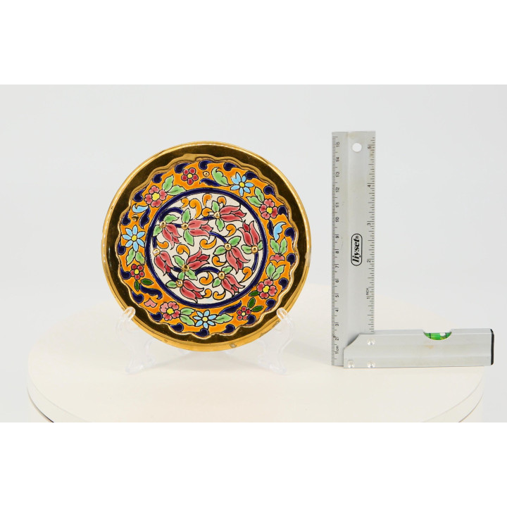 Artecer セビリア陶器製プレート 24Kゴールド 1970年代