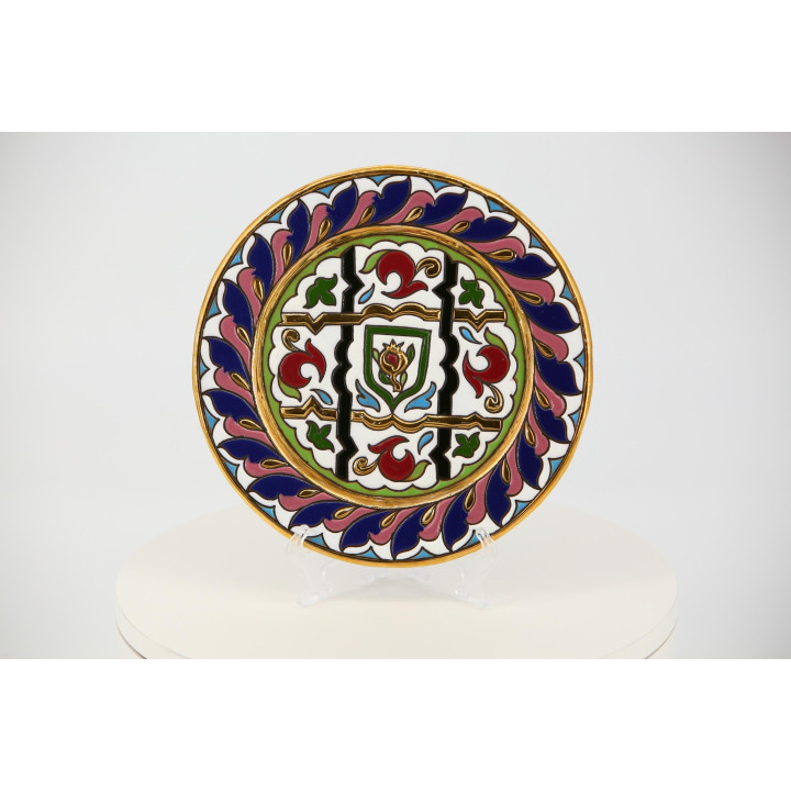 Vintage Granada Fajalauza Keramisch Bord - 21cm Handgeschilderd