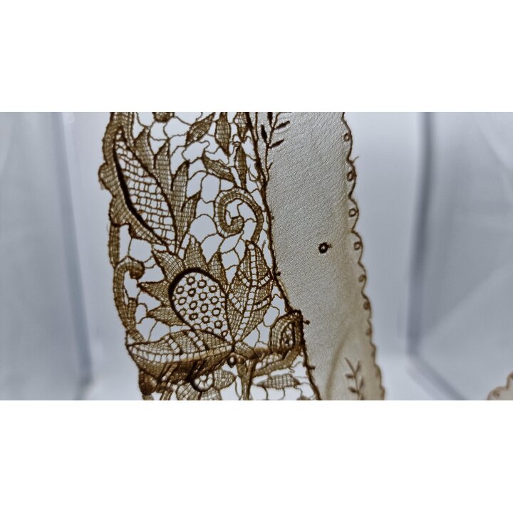 Antieke Kant Kraag Handgeborduurd op Tulle met Bloemen, Art Nouveau Stijl, Edwardiaanse Bruidskant Applicatie, 1900