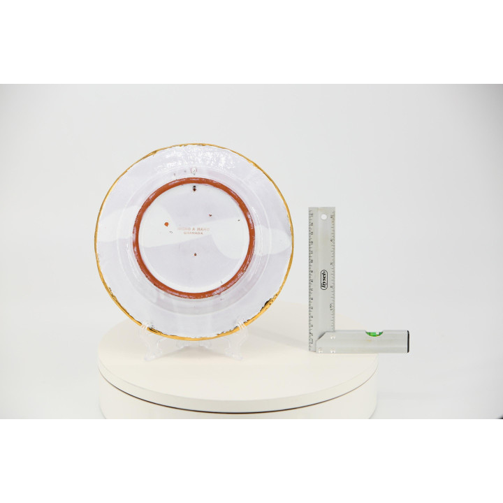 Prato Cerâmica Fajalauza Granada Vintage - 21cm Pintado à Mão