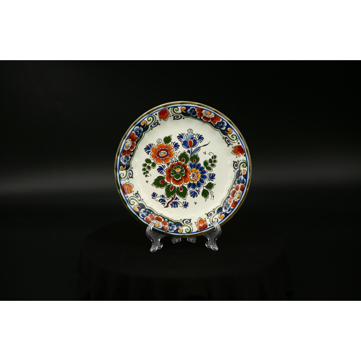 Assiette Vintage Delft Polychroom 20R, Hollande