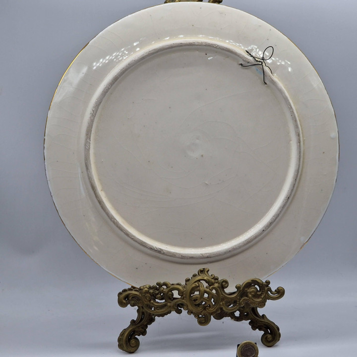 Piatto Ceramica Mudejar Spagnola 1980 Oro 24k