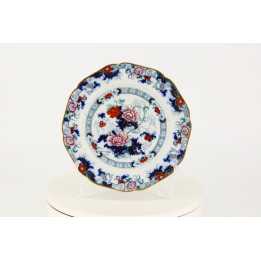 Prato de Porcelana Cauldon Imari Século XIX