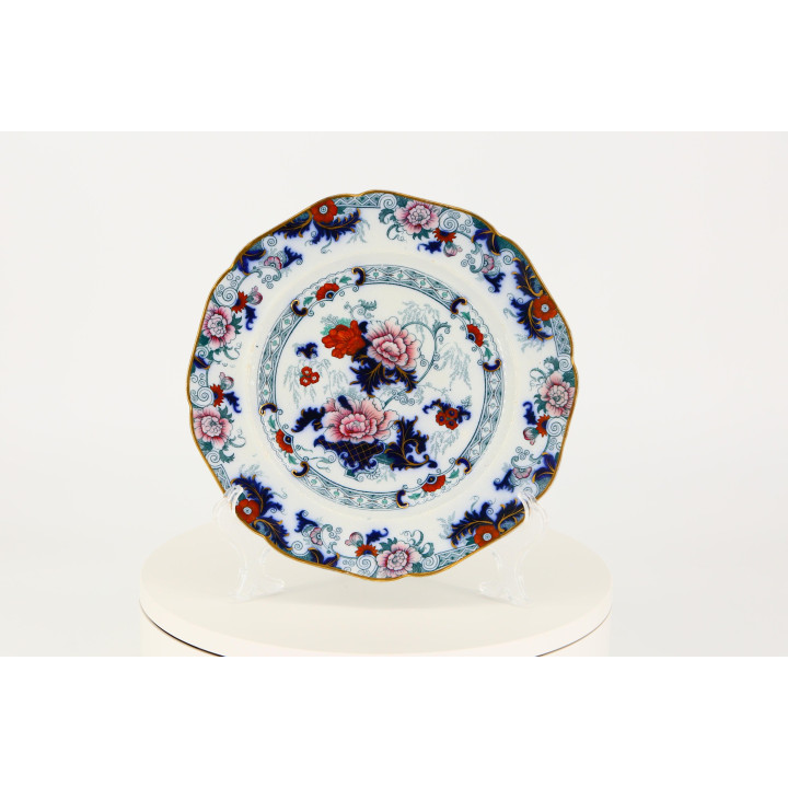 Cauldon Imari Porzellanteller, England, 19. Jhd