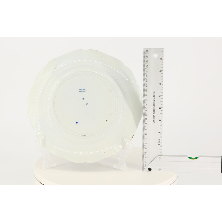 Prato de Porcelana Cauldon Imari - Século XIX