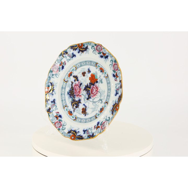 Assiette en Porcelaine Cauldon Imari - XIXe Siècle