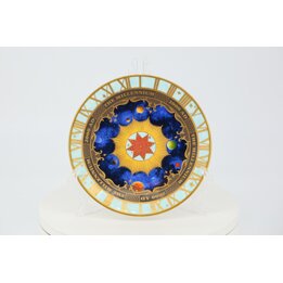 Assiette Commémorative Royal Worcester Millennium 2000 AD Bone China