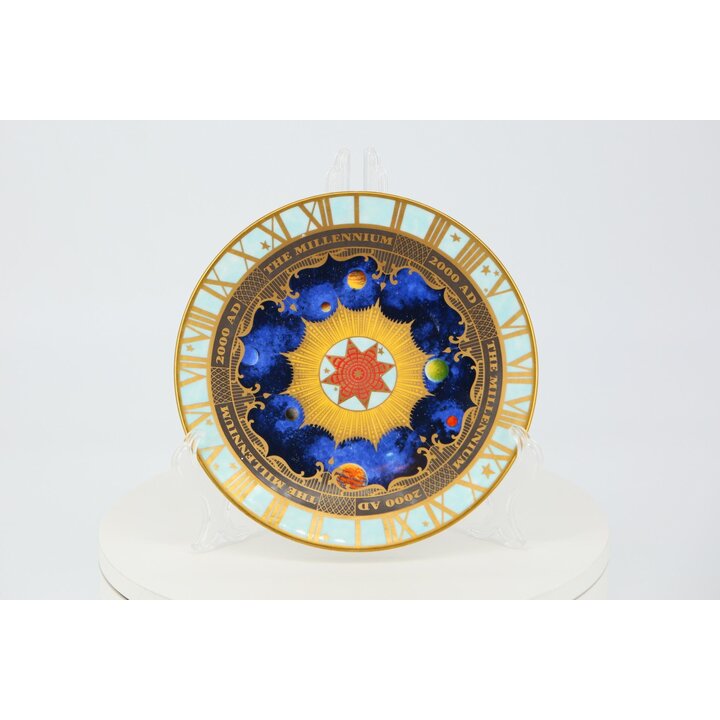 Talerz Pamiątkowy Royal Worcester Millennium 2000 AD Bone China