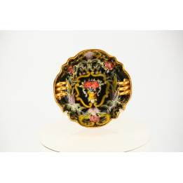 Piatto Decorativo Hubert Bequet Quaregnon 1970