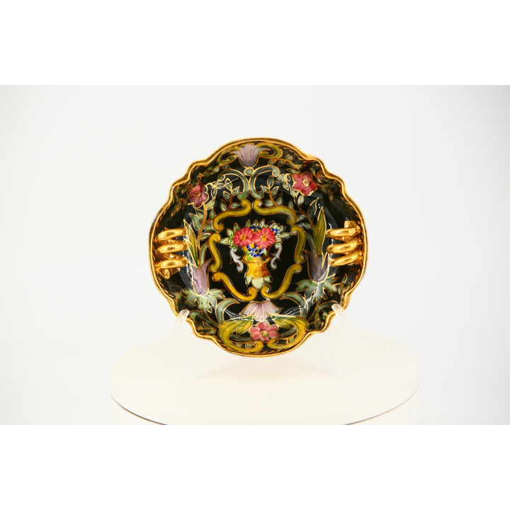 Prato Decorativo Hubert Bequet Quaregnon 1970
