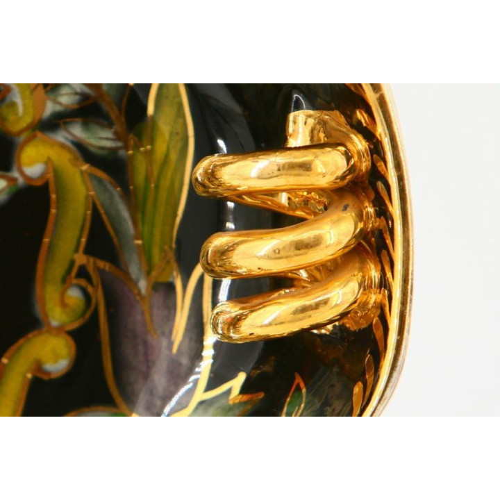 Piatto Decorativo Hubert Bequet Quaregnon 1970