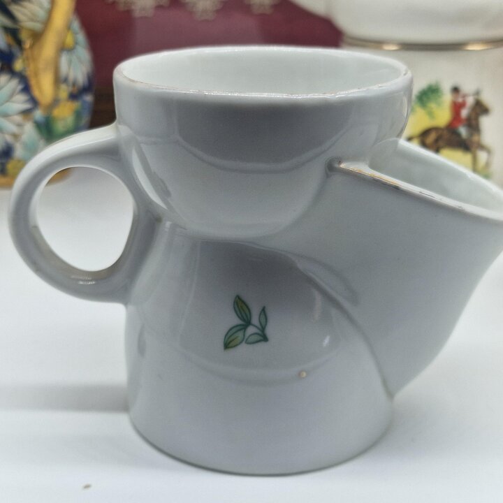 Taza de afeitar Royal Doulton Toby Jug de loza inglesa, tazón de barbero de Staffordshire, jarra de personaje de la década de 19