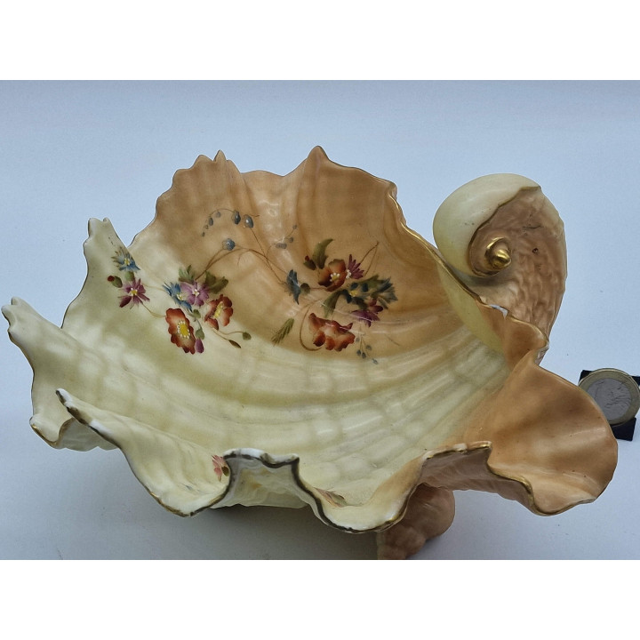 Prato Royal Worcester Blush Ivory 1915 - Porcelana Inglesa