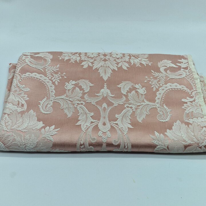 Antique Silk Fabric Jacquard Damask Panel Valencia Regional Fallera Dress Textile 125x90cm 1920s Remnant