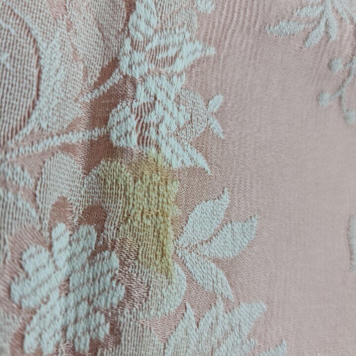 Antique Silk Fabric Jacquard Damask Panel Valencia Regional Fallera Dress Textile 125x90cm 1920s Remnant