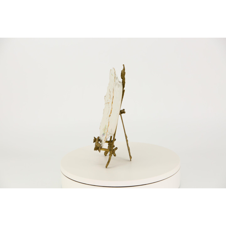Antiek Porseleinen Bord Rococo Revival ca. 1900 | Handgeschilderd