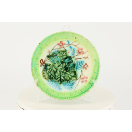 19th Century French Majolica Plate