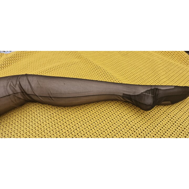 Bas Nylon Vintage Bas Couture Janira Années 60, Noir Nylon 30 Denier Couture RHT Deadstock, Taille 9.5-10