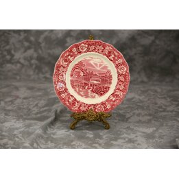 Тарелка Palissy Pottery Thames River Scenes - Old Windsor Locks - 1950