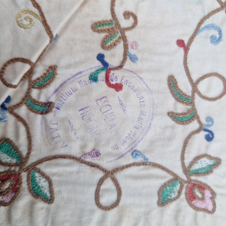 Echantillons de Broderie Cahier de Couture Lot de 10 Espagne Annee 50, Travaux d Ecole Couture Jativa, Broderies Vintage Feuille