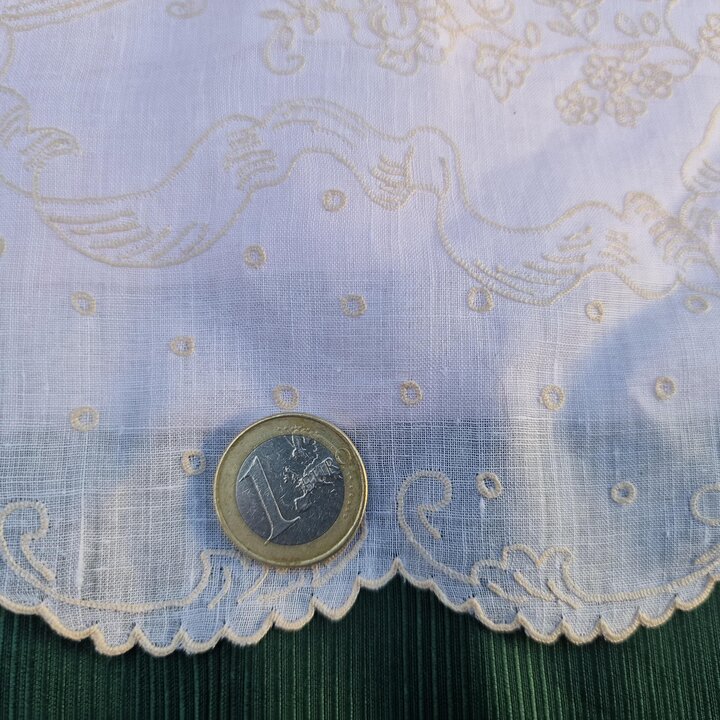 Vintage Bettwaesche Calasanz Barcelona Handgestickt Batist Laken 2 Kissenbezuege Monogramm FJ 3 Teilig Mitte 20 Jhd