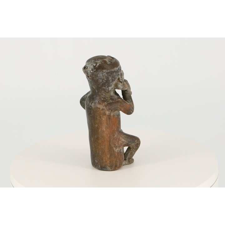 Figura de Cerámica Nayarit, Réplica Vintage Años 60, Estatua de Barro Modelada a Mano, Arte Precolombino México, Decoración de G