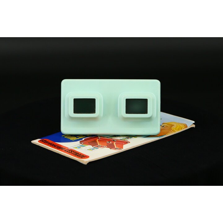 Estereoscópio Vintage 3D Lestrade Simplex | Souvenir de Lourdes Anos 60 com Caixa Original e Catálogo