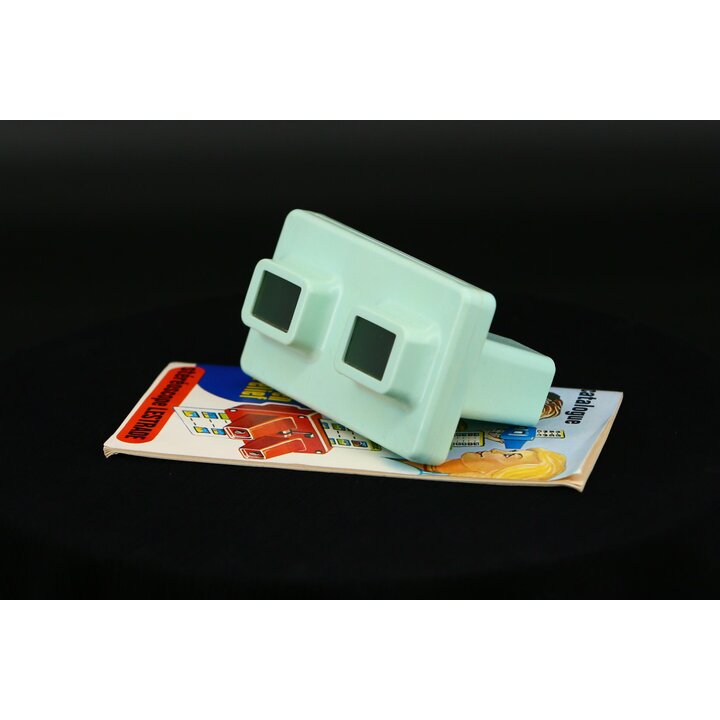 Estereoscópio Vintage 3D Lestrade Simplex | Souvenir de Lourdes Anos 60 com Caixa Original e Catálogo