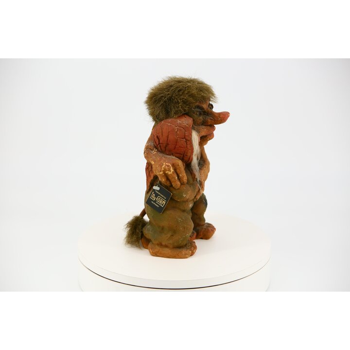 Pareja de Trolls Noruegos NyForm Vintage, Figura de Látex Hecha a Mano, Coleccionismo Folclor Escandinavo, Decoración Nórdica 19