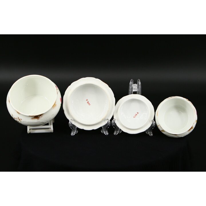 Nécessaire de Toilette Limoges Delinieres et Co Porcelaine France 7 pcs